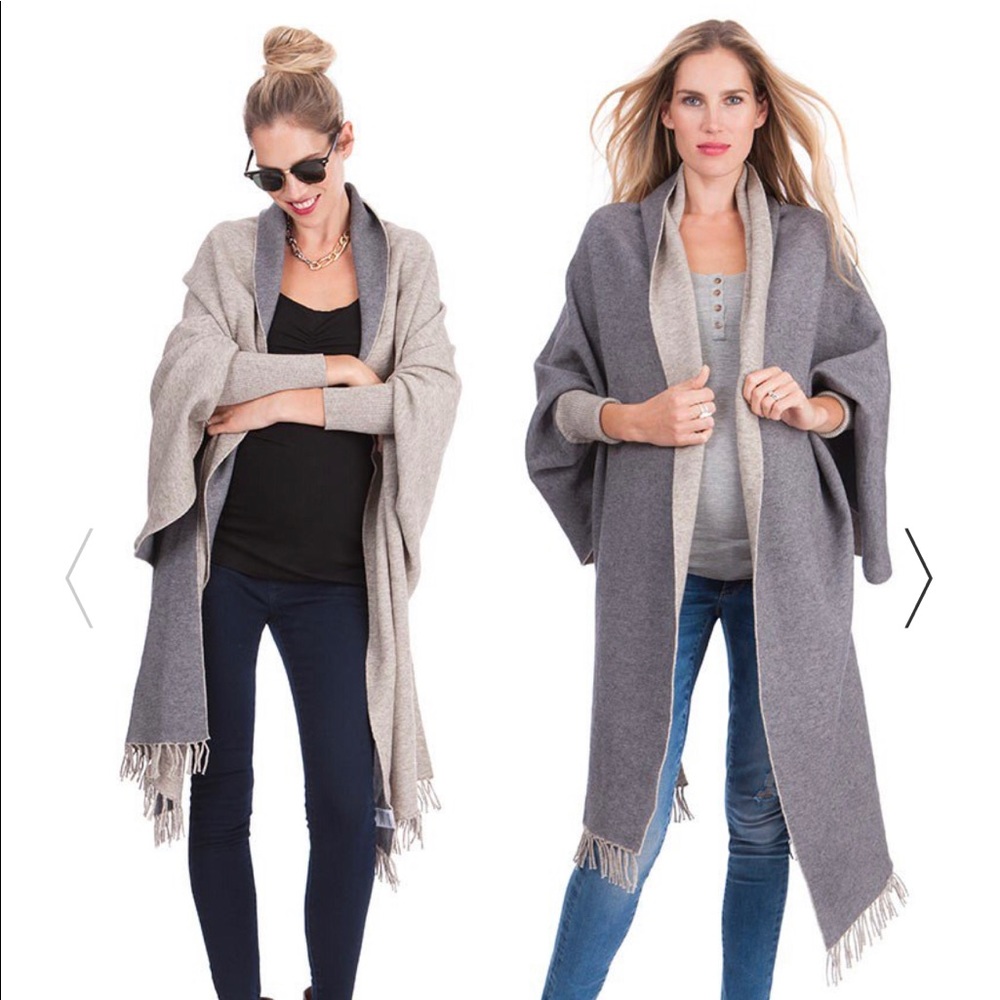 Seraphine reversible nursing shawl